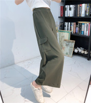 Tooling design wide-leg pants exported to Europe and the United States original single