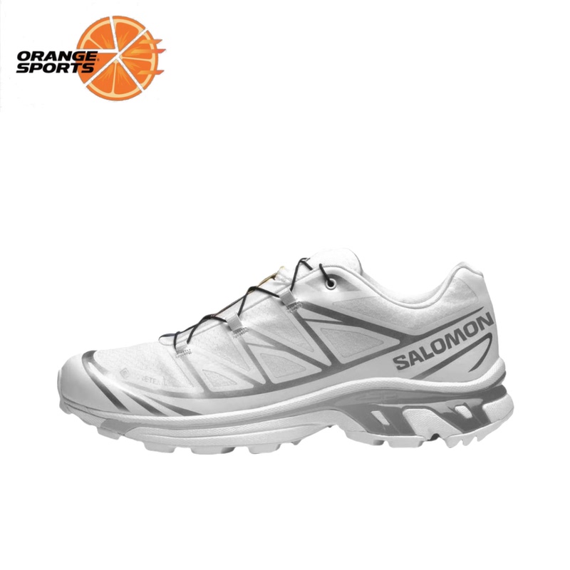 Salomon Xt-6 Gtx Unisex White/Silver Low-Top Outdoor Sports Casual Shoes