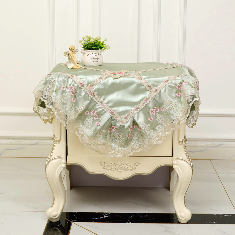 Home Cloth Art Anti-Dust Bed Head Cabinet Cover Towels New Bed Head Cabinet Cover Towels Garden Home Multipurpose Cover Towels 90 * 90