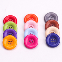 Color round resin button top womens woolen coat trench coat cashmere coat button button sweater button accessories