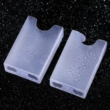 Портативный ультратонкий пластиковый портсигар, прозрачная креативная защитная лента, 20 шт