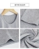 Đồ lót kích thước lớn để tăng chất béo cotton nam trung niên cha dài tay cổ tròn áo ấm mùa thu quần áo đơn