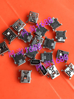 SMD mini USB V3 charging 5P socket interface singing machine video machine amplifier machine MP3MP4 tail plug