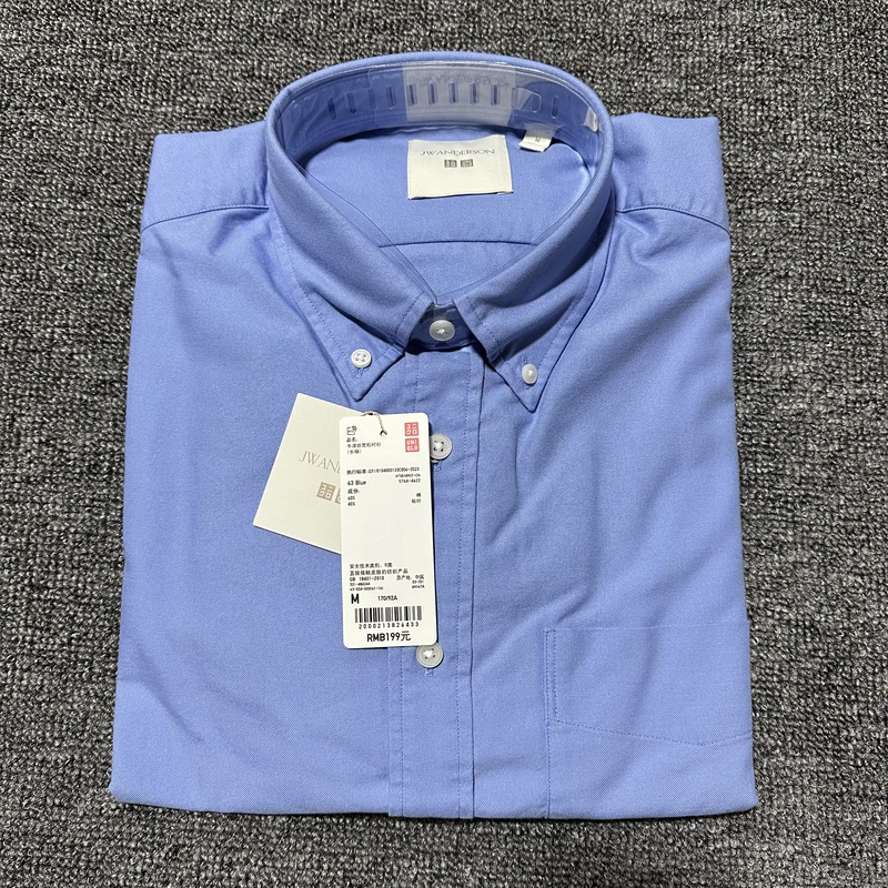 Uniqlo Collaboration/ Men's Oxford Loose-Fitting Shirt/ Long-Sleeved Shirt 484244 Uniqlo Collaboration/ Men's Oxford Loose-Fitting Shirt/ Long-Sleeved Shirt 484244