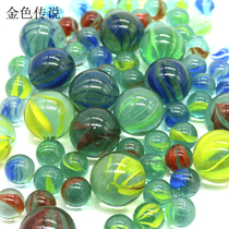 Glass ball toy marbles diameter 14mm 25mm colored glass beads diy homemade pinball small production accessories