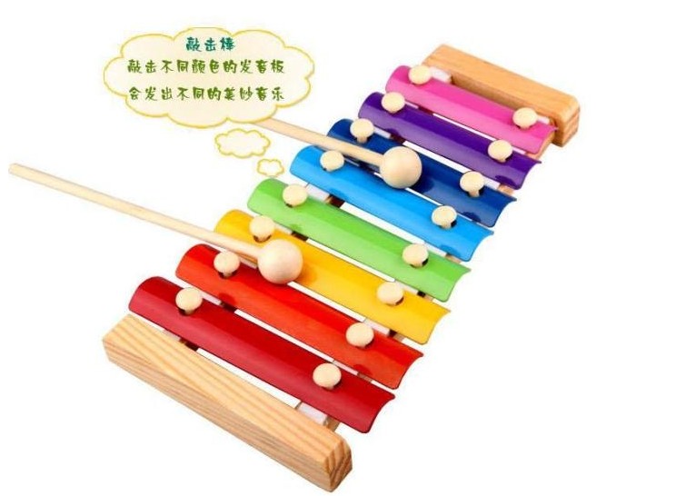 Người chơi tám giai điệu gõ vào piano trẻ em đồ chơi âm nhạc của trẻ em âm nhạc khai sáng đồ chơi giáo dục xylophone bộ gõ đồ chơi