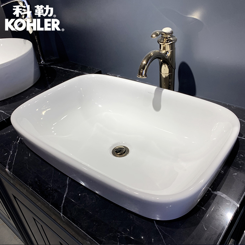 Koehler Terrace Basin Wash Face Wash face pelvic floor Ceramic Minle Rectangular K-77761T K-77762T