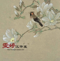 Gongbi painting white sketch background -- Jinyu Mantang Chinese Painting Calligraphy Painting Landscape painting Flowers and birds painting Character painting Industrial painting
