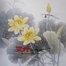 Meticulous painting white paper manuscript flower and bird line drawing Chinese painting manuscript Lotus Kingfisher painting homework painting *