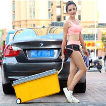 Travel outdoor car trunk storage box storage box double-layer multifunctional car seven-seater car storage box SUV