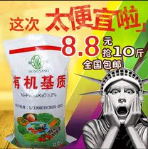 Green planting vegetable soil succulent plant general nutrition soil strawberry seedlings special organic fertilizer soil flowers