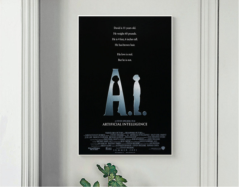 Artificial Intelligence A I 2001 Steven Spielberg poster