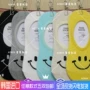 Năm đôi của Hàn Quốc Dongdaemun Vivid Color màu cotton mềm mại mặt cười không trơn trượt vớ thuyền nông - Bít tất nữ vớ thổ cẩm