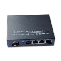 Ruishan Gigabit 1 optical 4 electrical fiber optic transceiver SFP fiber optic transceiver 1 optical 4 electrical fiber optic switch