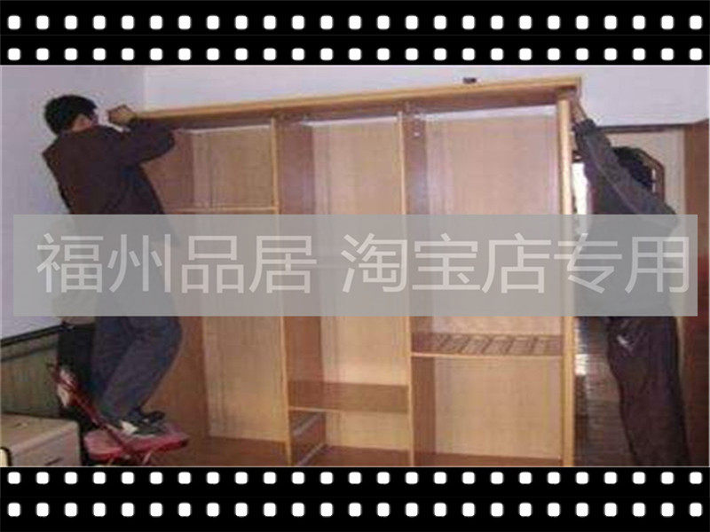 Fuzhou Wood Products Residence Second-hand House Furniture Overall Cabinet Wardrobe Bookcase Demolition Bag Installation Service Recycling Renovation Renovation