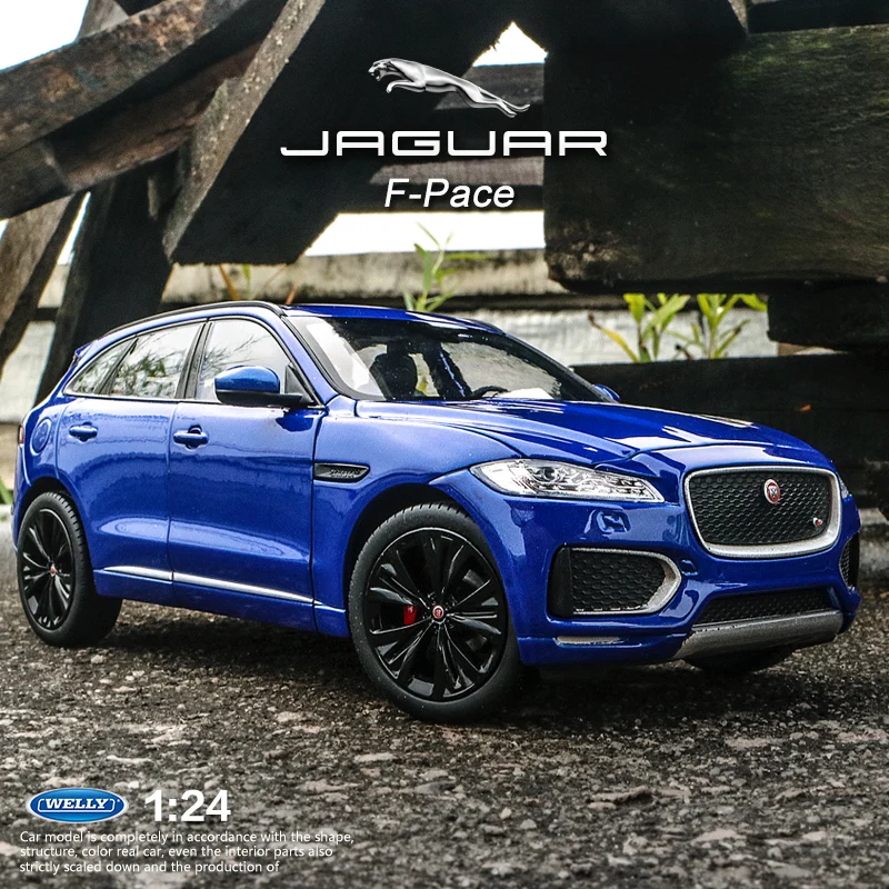 Welly 1:24 Jaguar F-Pace Fpace Simulation Alloy Car Model Suv Car Model Ornament