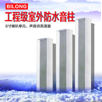 Campus Playground Broadcast LED Large Screen 6 Inch Horn Unit High Power Outdoor Waterproof Sound Post 80-150w Acoustic