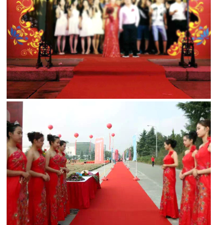Dùng một lần hôn nhân đám cưới lễ khai mạc thảm đỏ của cuộc hôn nhân với một dày thảm thảm đỏ thảm đỏ - Thảm thảm chống trượt