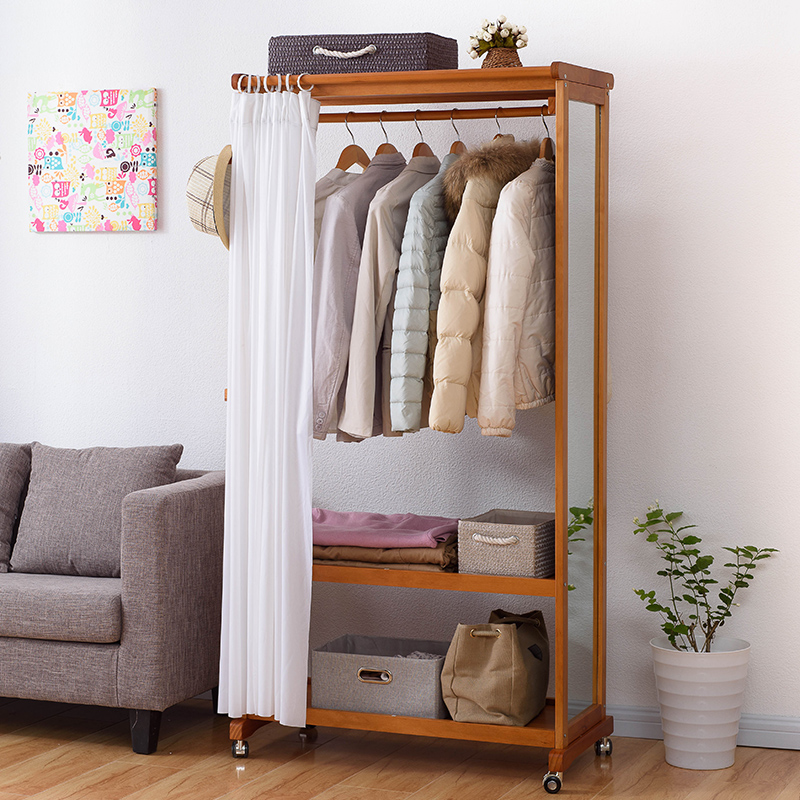 Yi Family Hangers Floor Coat Rack Creative European Style Mirror
