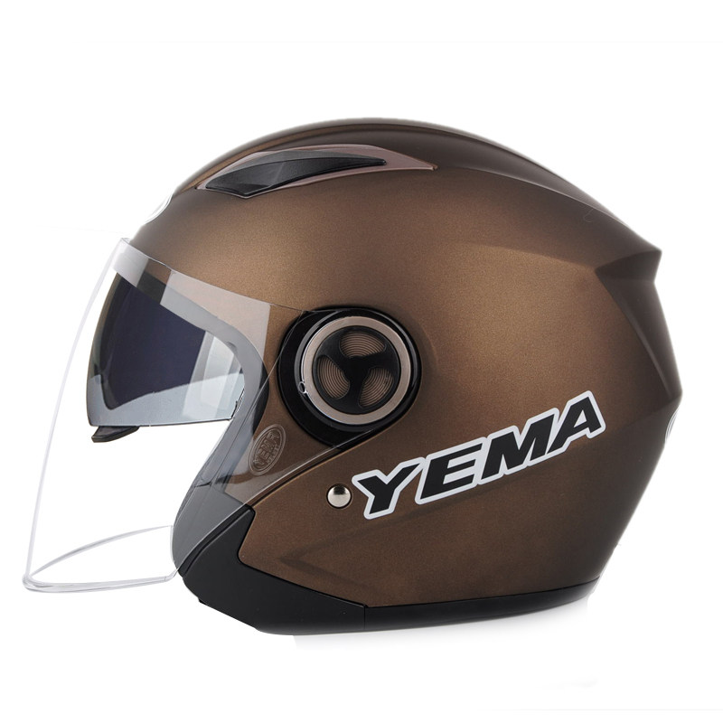 Wild Horse Safety Helmet Semi-Helmets Warm Seasons Men And Women Locomotive Electric Car Electric Head Grey Beauty Regiment