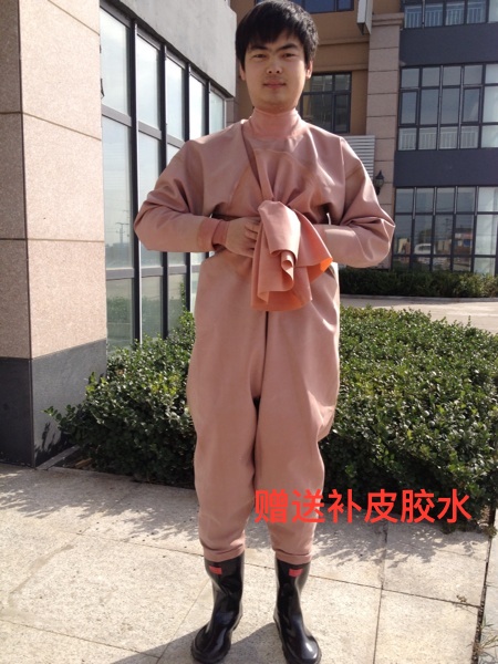 Heather Boots Thickened 100 Silk Latex Full-body Sewer Pants Waterproof Clothing Leather Fork Wetsuit Pants Fishing Pants