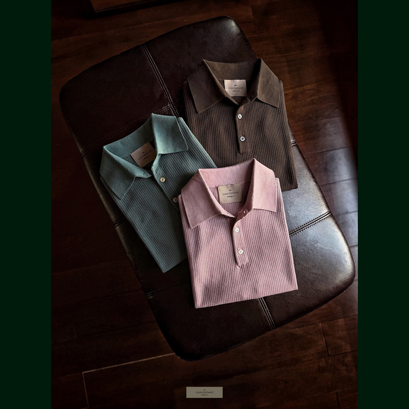 【Clearance Sale】Uomoelegante Ready-To-Wear Clothing | Combed Cotton Summer Short-Sleeved Polo Shirt 【Clearance Sale】Uomoelegante Ready-To-Wear Clothing | Combed Cotton Summer Short-Sleeved Polo Shirt