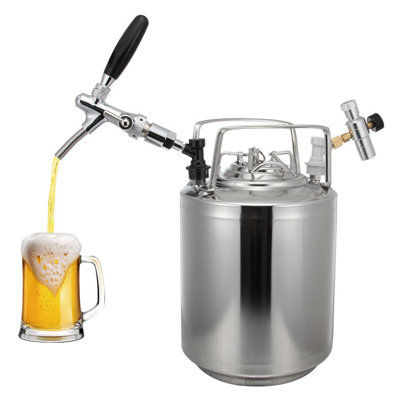 Home Brewed Beer Two Hair Barrels A Pepsi Syrup Barrel Self-Brewed Wine Jug Fine Brewery 304 Stainless Steel Fermentation Vintage Pot-Taobao