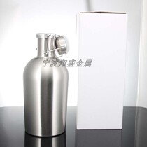 304 stainless steel beer keg portable liquor kettle 4 pounds outdoor kettle Household wine craft beer insulation jug