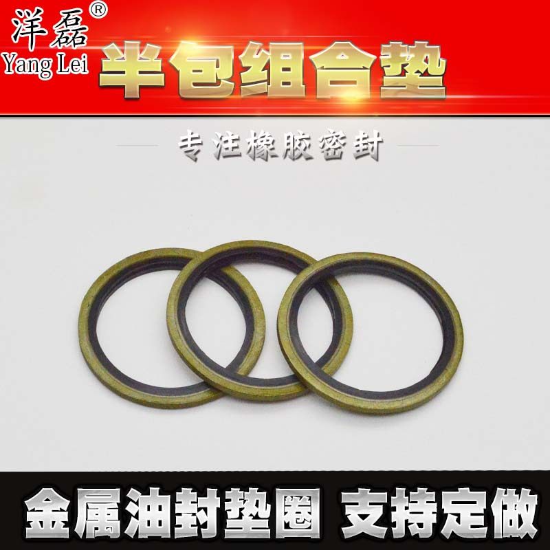 Yanglei combination gasket sealing ring metal gasket oil seal mechanical seal large size complete 6-60mm
