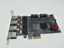 XIBA FG-EU348-3 PCI-E 4-channel USB 3 0 expansion card(4 external 4 internal)