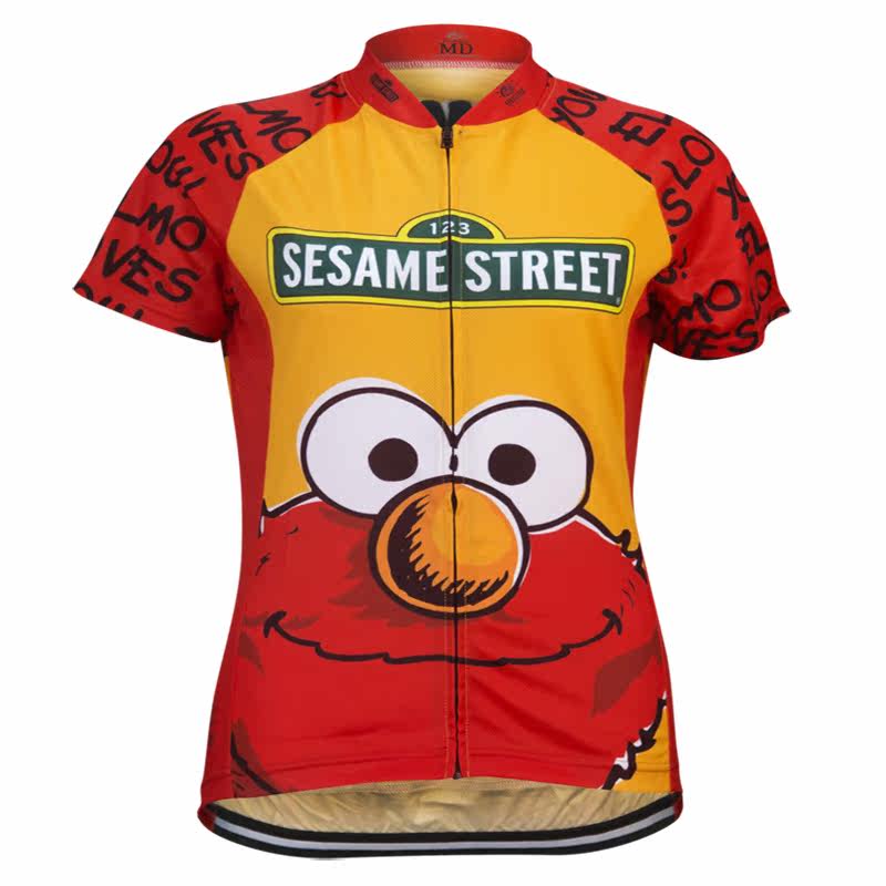 2018 new women's summer outdoor breathable cycling clothing quick-drying short top cycling clothing