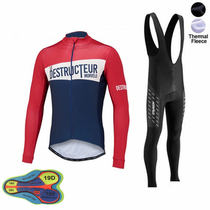 New Winter Long Sleeves Warm Outdoor Riding Suit Mountain Bike Clothing