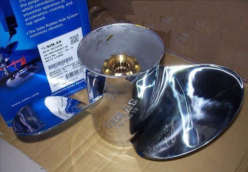 Honda 2-4 punch 150-250 pip-top 150-250 stainless steel propeller 316 15 inch Taiwan SOLAS