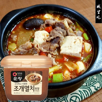 South Korea Imported Clean Garden Big Sauce Clam Silver Fish Big Sauce Shellfish Seafood Great Sauce Soup Ready-to-use Sauce Soup 450g