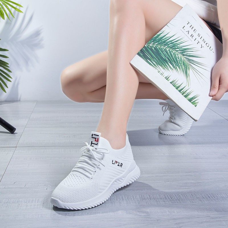 Dance shoes women's soft bottom square dance shoes white ghost dance special shoes breathable sports mother fitness dancing women's shoes