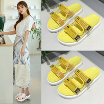 Sports slippers Women summer fashion wear women shoes 2020 new back force slippers beach Net red ins tide slippers