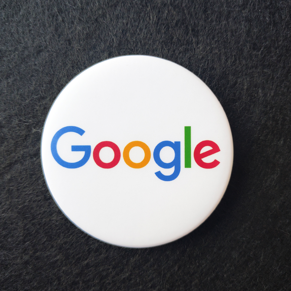 Google Google Pin Bag Badge Brooch Fridge Magnet IT Programmer Computer Technology Peripheral Souvenir
