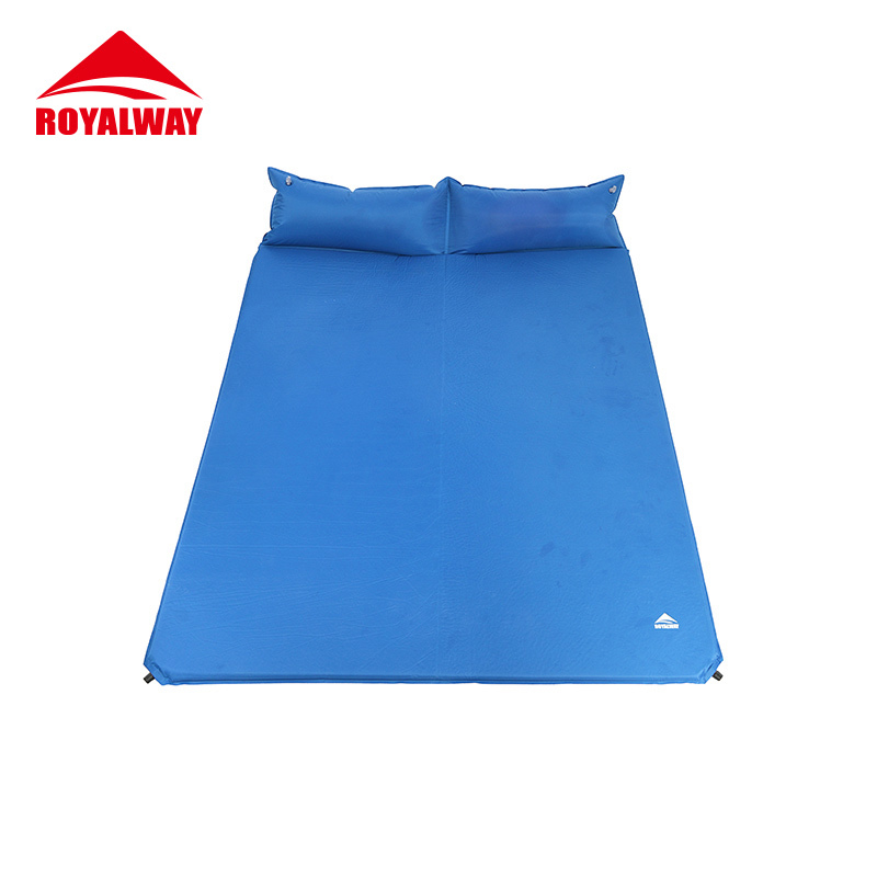 76 54 Royalway Outdoor Inflatable Mattress With Pillow For Two