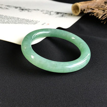 Ruyi Bao Jade preferred shop Myanmar A natural jade jade bracelet 56 circles round strip full green jade bracelet