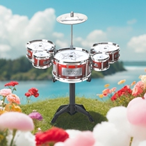 Hangjia Scholar Percussion Instrument Oversized Drum Childrens Toy Early Education Beginner 15 Drumming 4 Females 36 Months