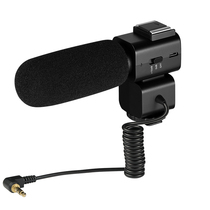 Oda camera noise reduction microphone gun type rechargeable recording microphone interview live radio equipment