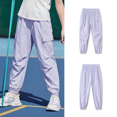 Balabala Boys' Sports Pants Children's Outdoor Quick-Dry Long Pants Big Kids Parachute Pants 2026 Summer New Breathable Style — 1