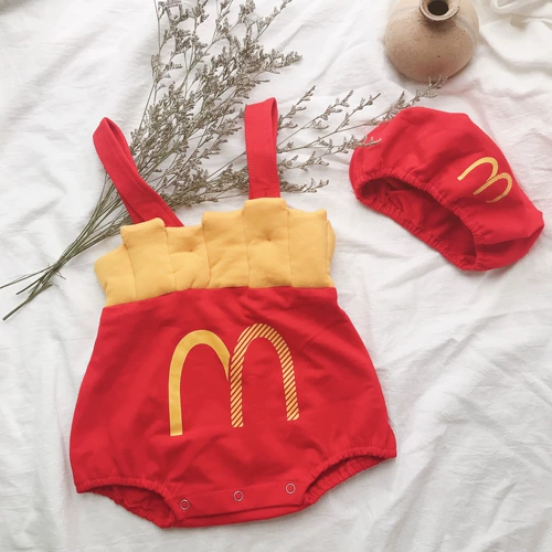 Брендовый детский осенний комплект подходит для мужчин и женщин для девочек, подтяжки, боди, шапка, в корейском стиле