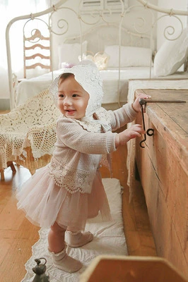 Летняя одежда для защиты от солнца для раннего возраста для принцессы для отдыха, тонкий кардиган, в корейском стиле