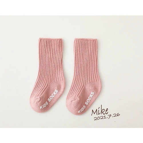 Демисезонные детские нескользящие гольфы, средней длины