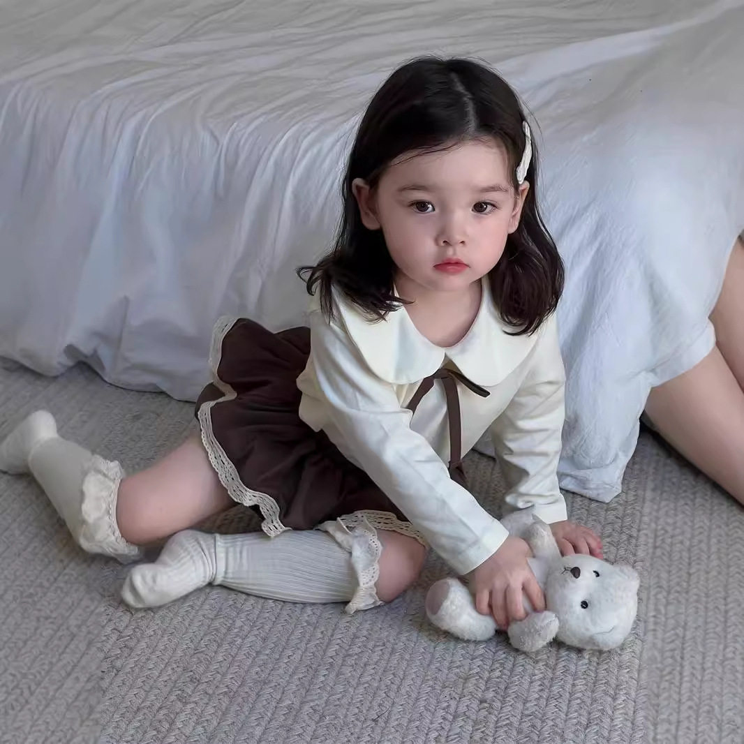 Baby Early Autumn Outfit, Fashionable and Stylish Outdoor Wear, Cool and Trendy Girl's Clothing, Internet Celebrity Baby Super Cute Two-Piece Spring Outfit — 3