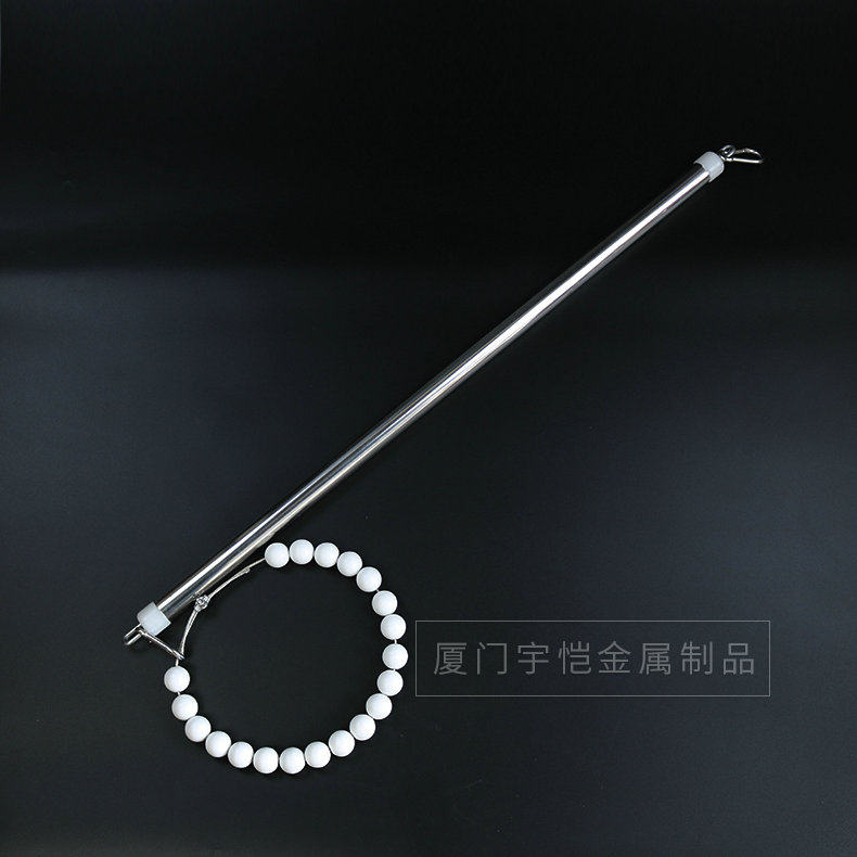 Outdoor stainless steel lifting hanging flag jacket lever lock catch 1 Number of single lever built-in 3 Number of double-lever red flag cover hanging over Buddha beads