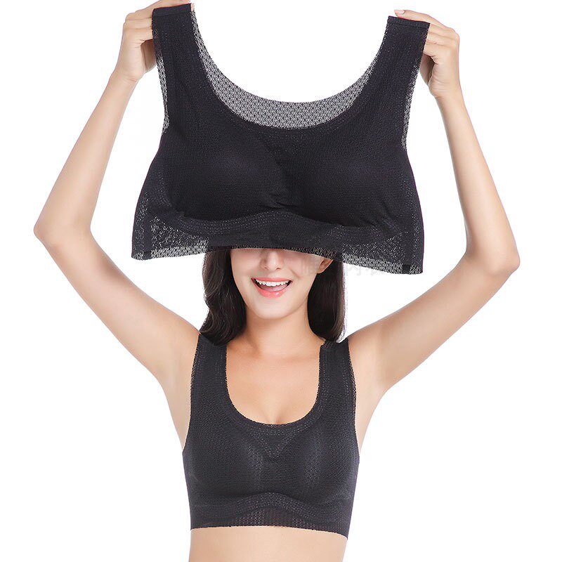 Large size beauty back underwear fat MM300 catties tube top plus fat increase shockproof running sports sleep vest bra