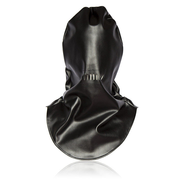 Leather headgear mask sm women's men's head covering toy stage drama fun adult suffocation products