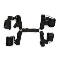 Adult womens supplies plush bondage binding strap male slave bed passion utensils sm female one-character leg rope appliance